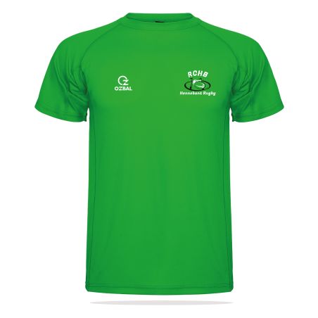 T-SHIRT POLYESTER 150 VERT - R0425 - RC HENNEBONT BLAVET
