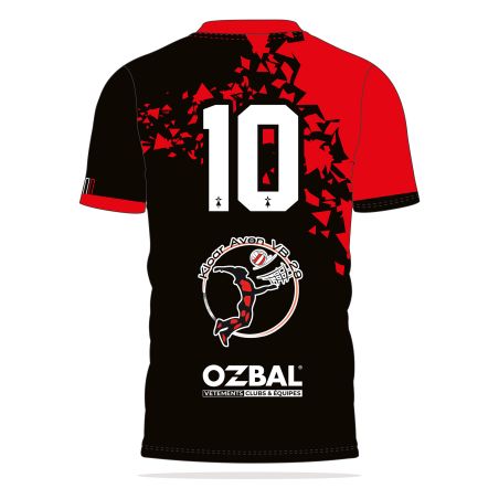 MAILLOT DE MATCH VOLLEYBALL CLASSIC FEMME Manches courtes - AOZ-700VF- KLOAR AVEN VOLLEY