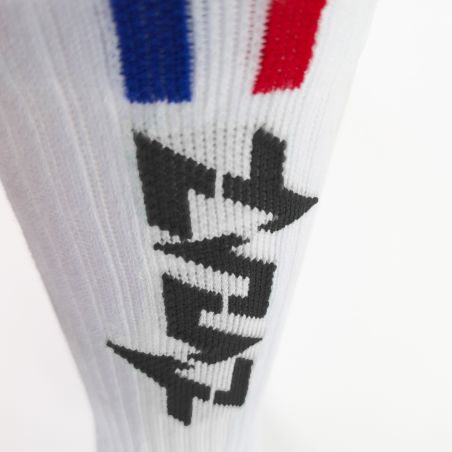 CHAUSSETTES MI-HAUTES OZBAL EVO PULSE – BLANC/NOIR