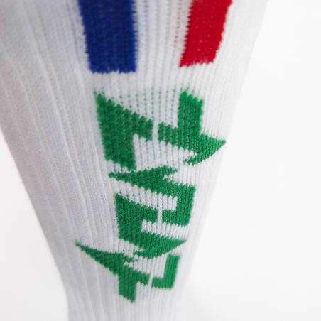 CHAUSSETTES MI-HAUTES OZBAL EVO PULSE – BLANC/VERT