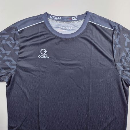 MAILLOT ECHAUFFEMENT ENFANT OZBAL EVO PULSE – Manches Courtes - NOIR