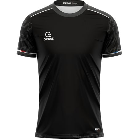 MAILLOT ECHAUFFEMENT FEMME OZBAL EVO PULSE – Manches Courtes - NOIR