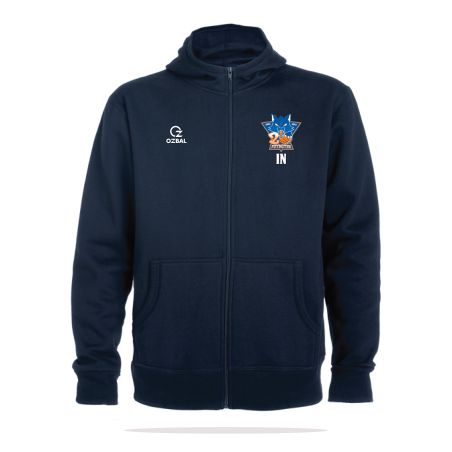 SWEAT ZIPPE CAPUCHE Homme/Enfant - R6421H/E - PUYMOYEN BASKET