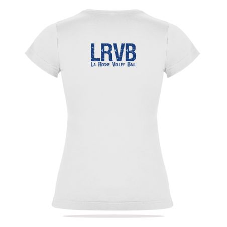 T-SHIRT COTON 155g Femme - R6627 - LA ROCHE VOLLEYBALL