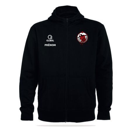 SWEAT ZIPPE CAPUCHE Adulte / Enfant - R6424H/E - TAVERNY ST LEU VOLLEYBALL