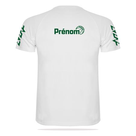 T-SHIRT Polyester HOMME/ENFANT CLASSIC Collection Manches Courtes - R0425H/E - BIGANOS BASKET