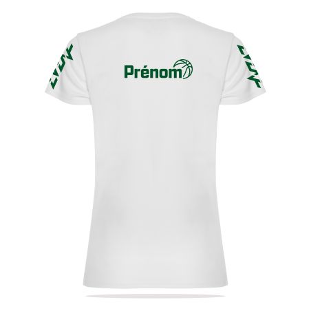 T-SHIRT POLYESTER 150 Femme - R0423 - BIGANOS BASKET