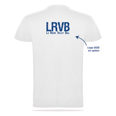 T-SHIRT COTON 155g - Homme / Enfant - R6554 - LA ROCHE VOLLEYBALL