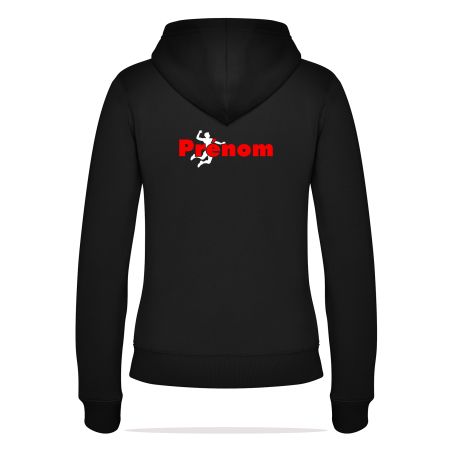 SWEAT ZIPPÉ CAPUCHE COTON Femme - R6425F - ACC VOLLEY