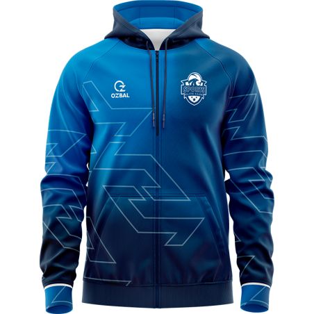 SWEAT ZIPPE POLYESTER CAPUCHE EVO FULL Print