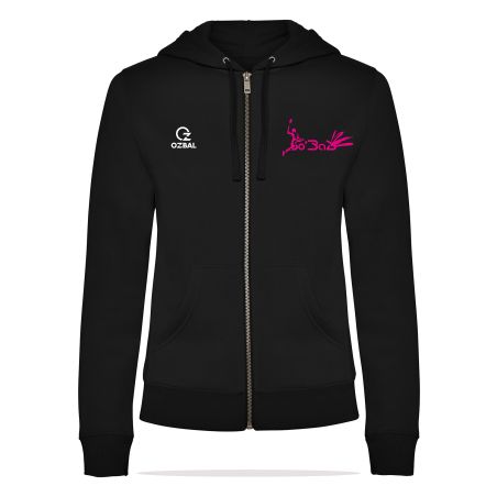 SWEAT ZIPPÉ CAPUCHE COTON Femme - R6425 - SO'BAD42