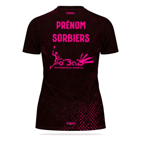 MAILLOT MATCH CLASSIC MC Points Femme - AOZ-700SRF - SO'BAD42