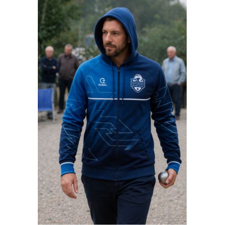 SWEAT ZIPPE POLYESTER CAPUCHE EVO FULL Print