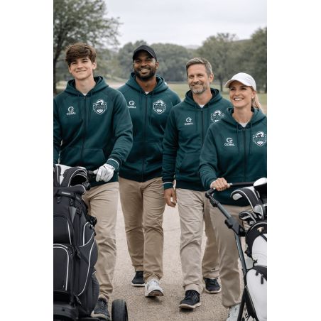 SWEAT ZIPPE POLYESTER CAPUCHE PRIMO FULL Print