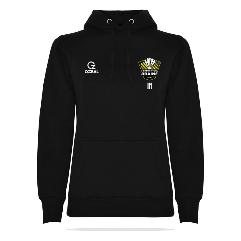 SWEAT CAPUCHE Femme- R1068 - BRAINS BADMINTON