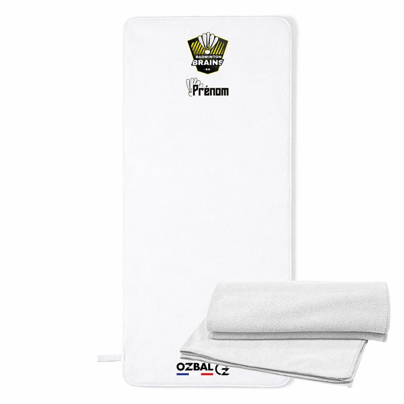 SERVIETTE SPORT EPONGE 60 x 145 - R7100G - BRAINS BADMINTON