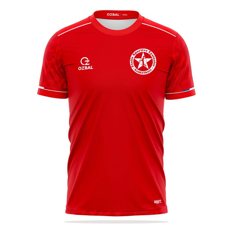 MAILLOT ECHAUFFEMENT EVO PULSE MC Homme / Enfant - AOZ-700ECPH/E- ES EYSINAISE BASKET