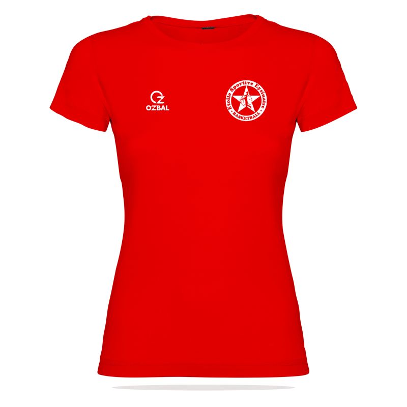T-SHIRT COTON 155g Femme - R6627 - ES EYSINAISE BASKET