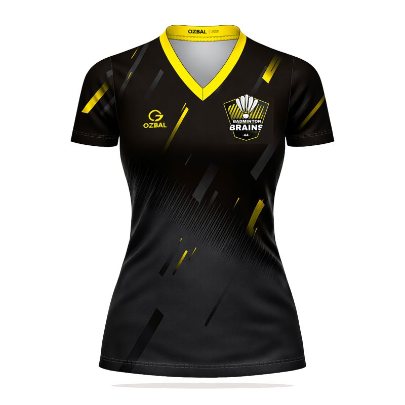 MAILLOT PRIMO PRINT MC Femme - BUOZ-700SRF - BRAINS BADMINTON