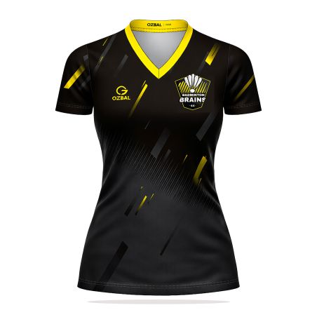 MAILLOT PRIMO PRINT MC Femme - BUOZ-700SRF - BRAINS BADMINTON