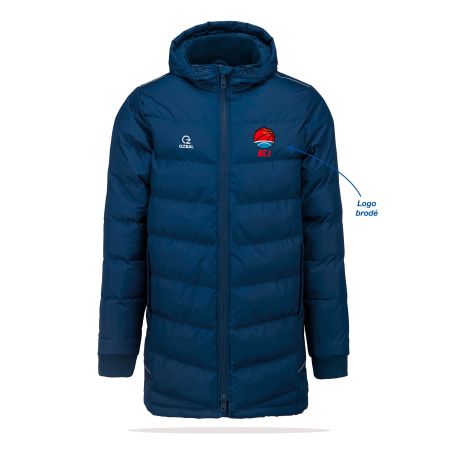 PARKA LONGUE DOUDOUNE BRODÉE Adulte - PA223 - JOINVILLE BASKET