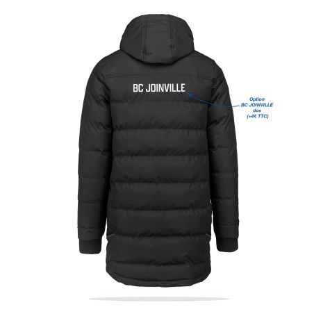 PARKA LONGUE DOUDOUNE BRODÉE Adulte - PA223 - JOINVILLE BASKET