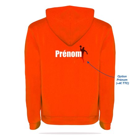 SWEAT CAPUCHE COTON Adulte - R1067H - HANDBALL JANZÉ