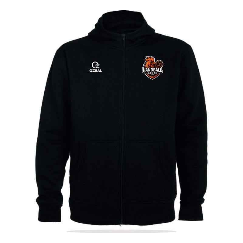 SWEAT ZIPPÉ CAPUCHE COTON Homme / Enfant - R6421H/E - HANDBALL JANZÉ