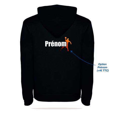 SWEAT ZIPPÉ CAPUCHE COTON Homme / Enfant - R6421H/E - HBC JANZÉ