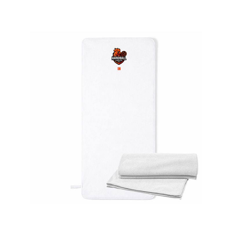 SERVIETTE SPORT EPONGE 38 x 68 - R7100P - HANDBALL JANZÉ
