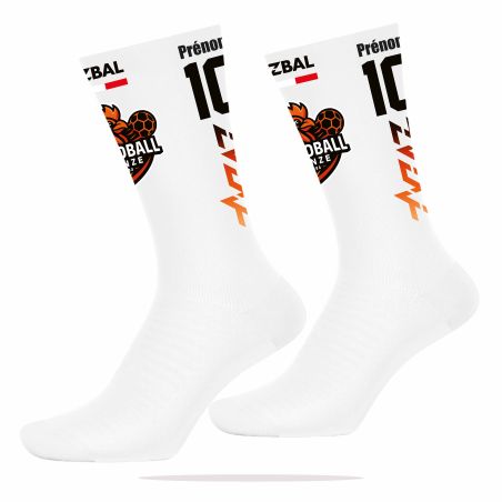 CHAUSSETTES MI-HAUTES HANDBALL CUSTOM Tissées et mi-hautes - HYOZ-800H - HANDBALL JANZÉ