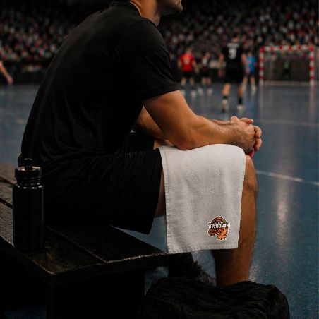 SERVIETTE SPORT EPONGE 38 x 68 - R7100P - HANDBALL JANZÉ