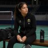 SWEAT ZIPPÉ CAPUCHE COTON Femme - R6425 - BRAINS BADMINTON