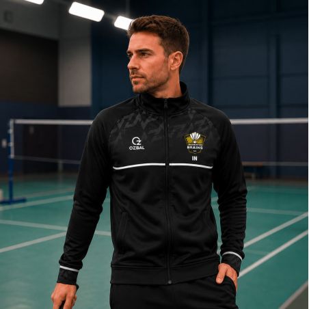 VESTE SURVÊTEMENT 1.2 EVO PULSE Homme / Enfant - AOZ-513H/E - BRAINS BADMINTON