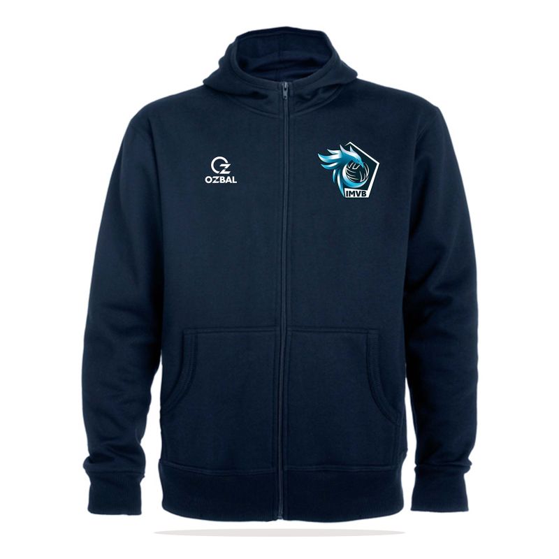 SWEAT ZIPPE CAPUCHE Adulte / Enfant - R6421 - ISSY VOLLEY