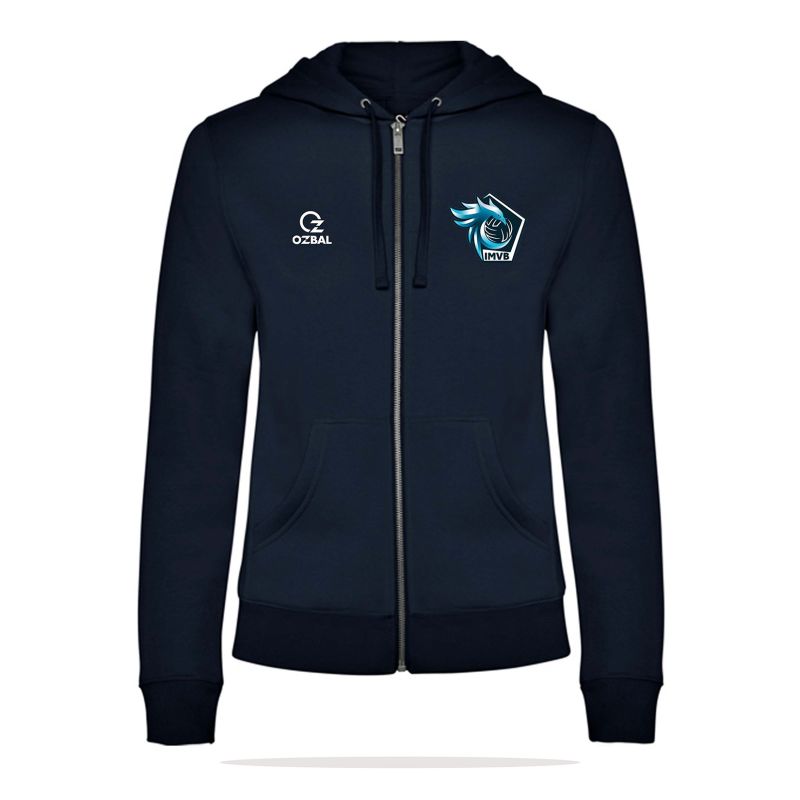 SWEAT ZIPPE CAPUCHE Femme - R6425 - ISSY VOLLEY