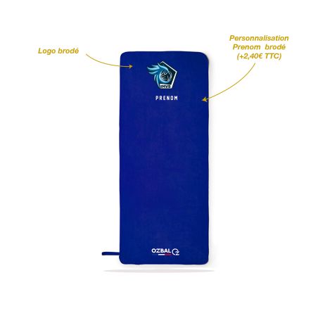 SERVIETTE SPORT EPONGE BRODÉE38 x 68 - R7100P - ISSY VOLLEY