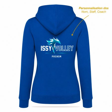 SWEAT COTON CAPUCHE Femme - R1068 - ISSY VOLLEY