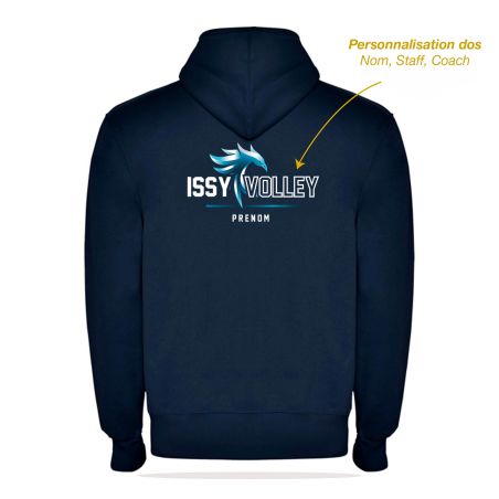 SWEAT COTON CAPUCHE  Homme / Enfant - R1067H/E - ISSY VOLLEY