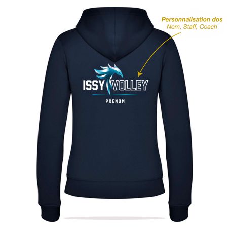 SWEAT ZIPPE CAPUCHE Femme - R6425 - ISSY VOLLEY