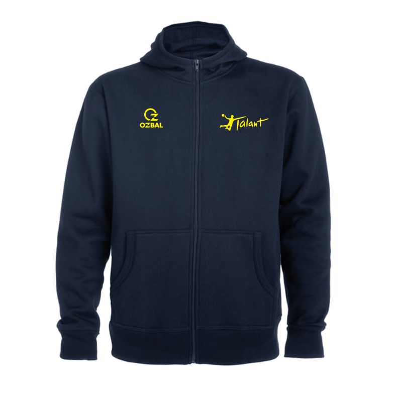 SWEAT ZIPPÉ CAPUCHE COTON BRODÉ Homme / Enfant - R6421H/E - HBC TALANT