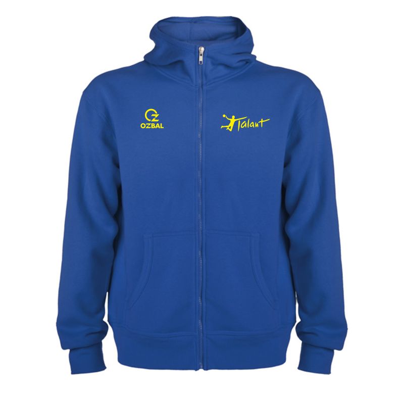 SWEAT ZIPPÉ CAPUCHE COTON BRODÉ Adulte / Enfant - R6421H/E - HBC TALANT