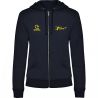 SWEAT ZIPPÉ CAPUCHE COTON BRODÉ Femme - R6425 - HBC TALANT