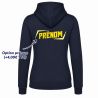 SWEAT ZIPPÉ CAPUCHE COTON BRODÉ Femme - R6425 - HBC TALANT