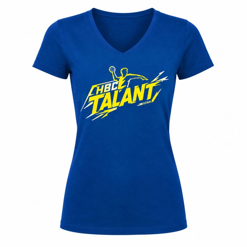 T-SHIRT COTON 155g Col V Femme - R6646 - HBC TALANT