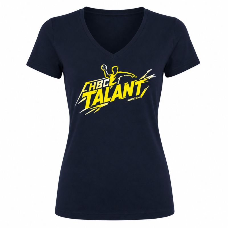 T-SHIRT COTON 155g Col V Femme - R6646 - HBC TALANT