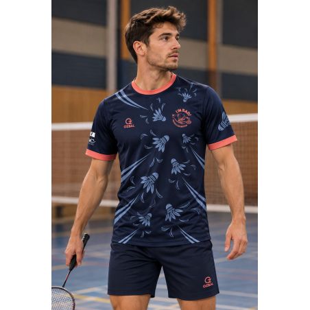 MAILLOT PRIMO PRINT MC Homme / Enfant - BUOZ-700SRH/E - PORNIC BADMINTON