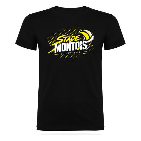 T-SHIRT COTON 155g Homme / Enfant - R6554 - STADE MONTOIS VOLLEY