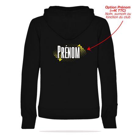 SWEAT CAPUCHE COTON Femme - R1068F - STADE MONTOIS VOLLEY