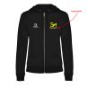 SWEAT ZIPPÉ CAPUCHE COTON BRODÉ Femme - R6425 - STADE MONTOIS VOLLEY